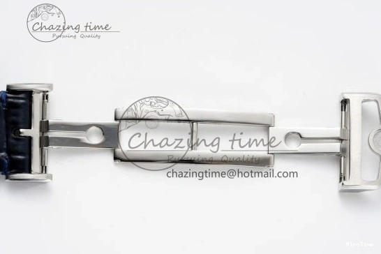 MIROTIME 0408 Portuguese Chrono IW3716 RSF 1:1 Best Edition Blue Dial on Black Leather Strap A RelaxedFit 7045